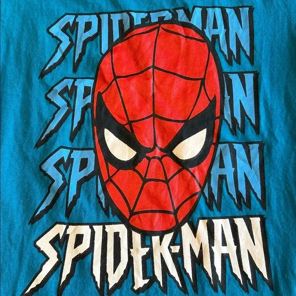 Marvel Spider-Man The Amazing Spider-Man Boys Short Sleeve T-shirt 7 EUC - Picture 4 of 8